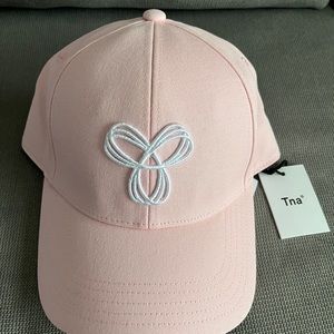 Tna baseball cap in pink with white spiral NWT